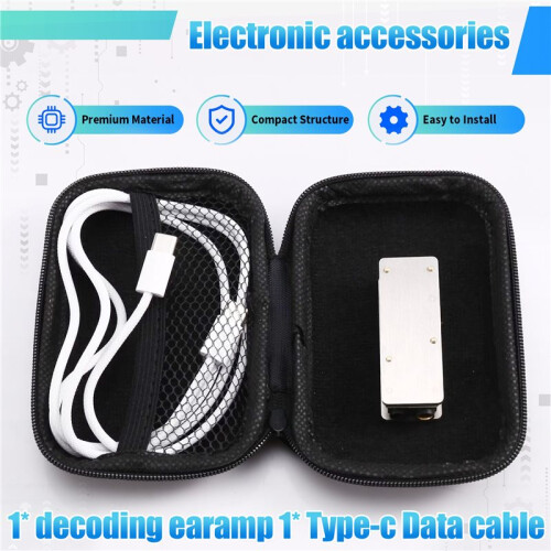 Dual CS43198 Decoding Earamp Full Balance True 4.4mm + 3.5mmPCM768KDSD256 Hard Solution Small Tail(Type-C) 1