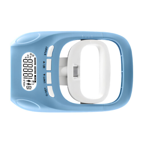 Digital Grip Strength Tester Including USB Charging And-Blue