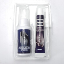 Kit voor voetschimmel, stinkende voeten, jeukende voeten en jeukende voeten-spraycrème