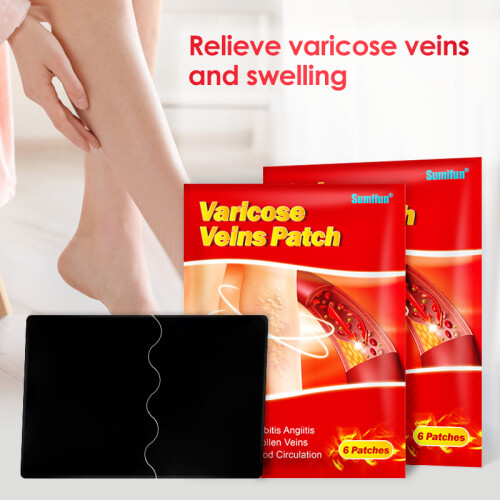 Vein Black Plaster Patch, Pulse Patch, Leg External Patch 2