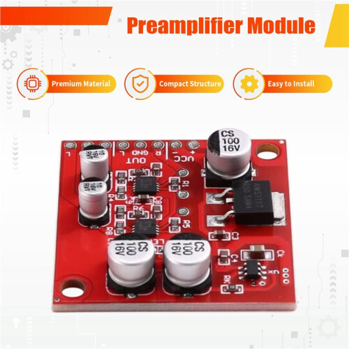 OPA1612 Dual Operational Amplifier Preamplifier Module, Audio Signal Preamp, Dual Operational Amplifiers Module 2