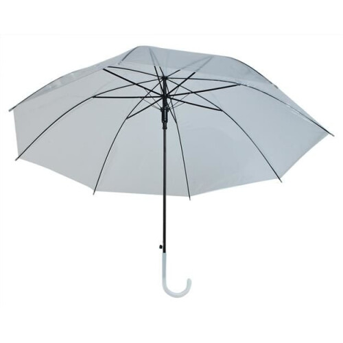 Transparent white umbrella