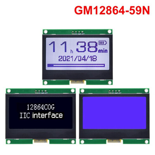 12864 IIC LCD Module 128X64 I2C ST7567S COG Graphic Display Screen Board LCM Panel Dot Matrix Screen for  C 2