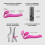 Strap-On-Me Remote Control Vibrating Strapless Strap-On Fuchsia M 4