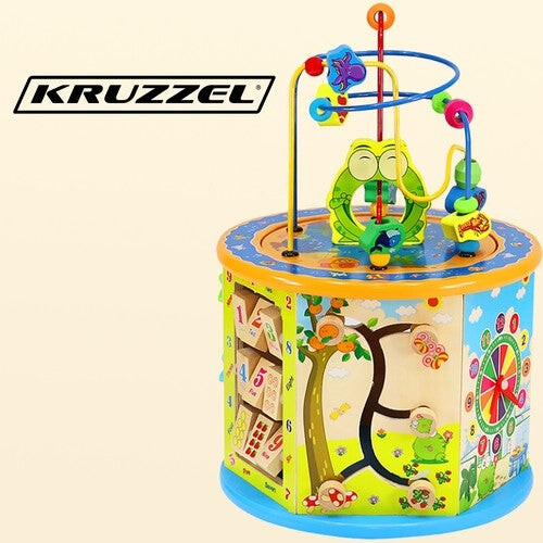 Wooden educational cube 22429 1