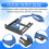 2 Portar USB 3.0 Frontpanel Diskettfack 20-Stift USB3.0 Hub Expansionskabel Adapter Plastfäste för PC Desktop 3