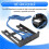 2 Portar USB 3.0 Frontpanel Diskettfack 20-Stift USB3.0 Hub Expansionskabel Adapter Plastfäste för PC Desktop 4