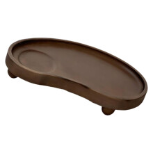 Bucolic Wooden Serving Platter Sophisticated Decors-Wood color