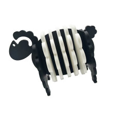 Sheep Shape Plastic Coasters Heat Resistant Nonslip Spill-1