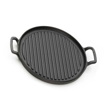 Hochwertige Eisen-Speck-Grillplatten,-31CM