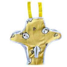 Couches molles de chien femelle de coton pour le-L poisson jaune