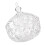 Embossed Clear Glass Crystal Candy Jar Dish with Lid for-A 1