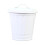 Mini Trash Bin Metal Build Convenient For Daily Needs-White 1