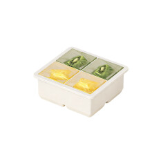 Professional Large Ice Cubes Tray Quick Releases Square-White 1