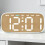 LED Digital Alarm Clock with 3 Brightness-2817 black shell 5