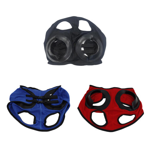 Comfortable Polyester Horse Eye Mask Horse Eye Protecting-Red 1
