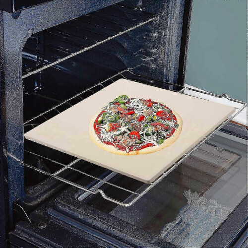 w Pizza Stone for Cooking Baking Grilling Tools for Baking 305x305x10Mm 1