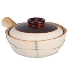 Traditional Clay Pot for Cooking Chinese Ceramic Cooking Pot for Clay pot Rice for Soups Stews Porridge Family Gatherings and Travel
