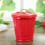 Modern Iron Trash Bin Metal Construction Perfect For Small-Gold 3