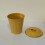 Modern Iron Trash Bin Metal Construction Perfect For Small-Gold 7