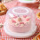 Vitrine à gâteaux avec couvercle et poignée,-10 pouces blanc 7