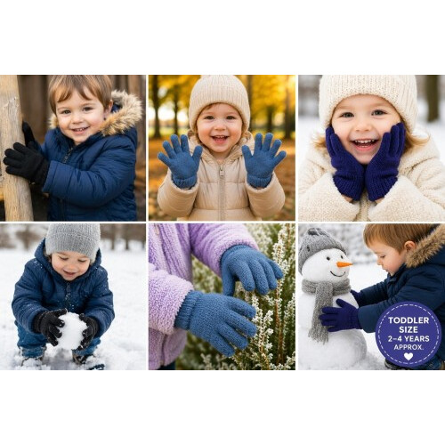 (Red) Handy Toddler Magic Gloves 2