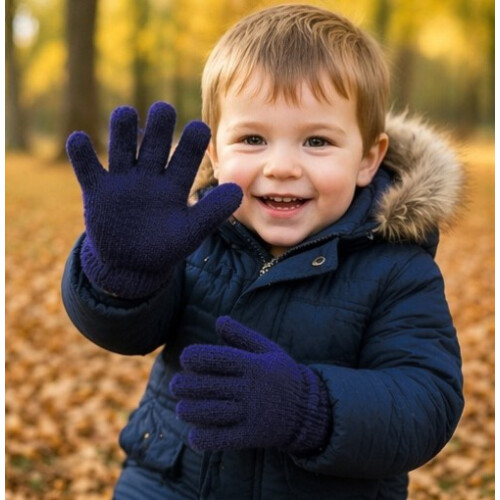 (Navy) Handy Toddler Magic Gloves 1