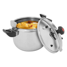 (26L, 36cm) Stainless Steel Pressure Cooker 60Kpa Fast Cooking for Family Safe Durable & Multi-Stove Compatible