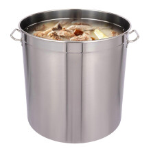 (98L/25.89gal) 50L/70L/98L Commercial Soup Pot with Lid Stainless Steel Stock Pot Large Capacity