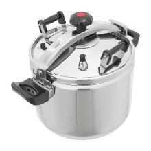 (40L, 40cm) Stainless Steel Pressure Cooker 60Kpa Fast Cooking for Family Safe Durable & Multi-Stove Compatible