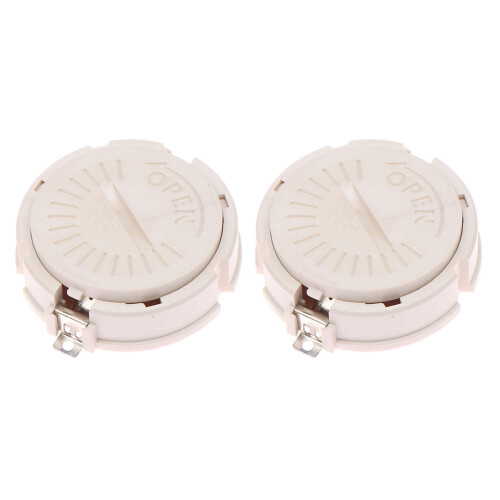 Support professionnel de pile bouton de boîtier de-2 paquets