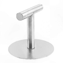 Stainless Steel Burger Press for Round Patties and Dumpling Skins, Grill Accessory for Flat Top Griddles