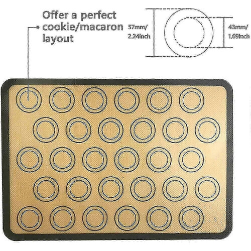 Silicone Baking Mat, Macaron Oven Mat, Pastry Mat, Pastry Utensils, Pastry XKS 2