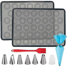 Silicone Baking Mat, Macaron Oven Mat, Pastry Mat, Pastry Utensils, Pastry XKS