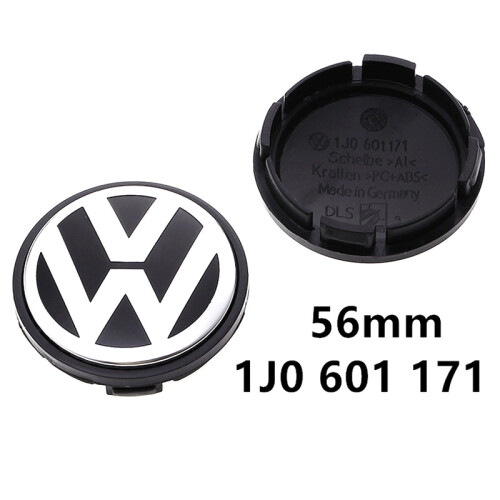 4PCS VW Car Wheel Centre Hub Cap 56mm 2002-2015