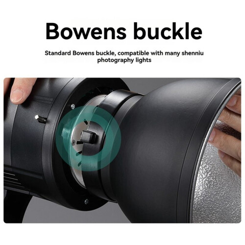 Standard Reflector Diffuser Lamp Shade Dish 55 Angle for Bowen Mount Studio Strobe Flash Light Speedlites 2