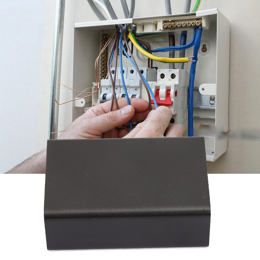 Aluminium Electronic Box 110Mm X 70Mm Frosted Finish For Diy Instruments Black 9361393816540