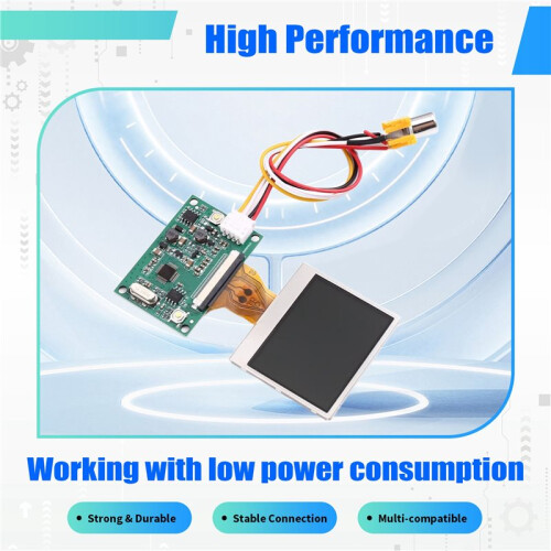 Kit de Módulo de Tela LCD de 2 Polegadas, 640x240, Formato 4:3, com Entrada RCA para Eletrodomésticos 2