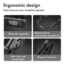 2.7K Action Camera Wearable Vlogging Digital Camcorder 12 MP 2.7k 60FPS Photopraphes Filming with 64G TF Card