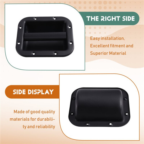 2Pcs Speaker Handle Subwoofer Amplifier Speaker Cabinet Handle Metal Handle Sound Accessory Recessed Speaker Handle 2