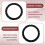 2Pcs 12" Replacement Speaker Rubber Surround for Speaker  Repai 298/280/242/234mm 3