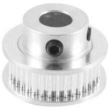 Aluminum GT2 36 Teeth 8mm Bore Timing Belt Pulley Flange Synchronous Wheel for 3D Printer