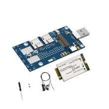 M.2 Naar USB 3.0-Adapter + EM7455 4G-Module met Dubbele SIM-Kaartsleuf, Ondersteuning voor 3G/4G/5G/LTE-Module, M2 NGFF Key B-Kaart