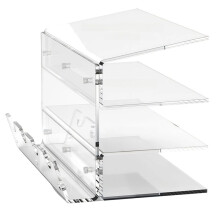 Toetsenbord Muis Bureau Organizer Acryl 3-Laags Standaard Frame Plank Toetsenbord Opbergtool voor Studeerkamer Transparant