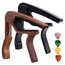 2 Stück Gitarren-Capo-Klemme für Akustikgitarre, E-Gitarre und Ukulele