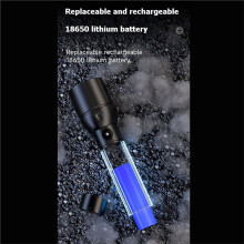 2er-Pack Taschenlampen mit Hoher Leuchtkraft, Wiederaufladbar, Zoombar, LED-Taschenlampen für Zuhause, Notfälle, Camping