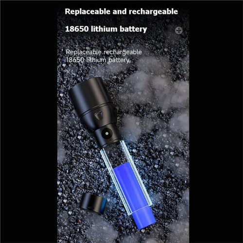 2 Pack Flashlight High Lumens Rechargeable Bright Flash Light,Zoomable Pocket LED Flashlights for Home Emergency Camping