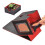 Leather  Card Box with 2 Commander Displays Waterproof Double-Layer Card Storage Can Hold 200+Double-Layer 3