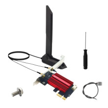 QCNCM865 WiFi 7 PCI-E-Adapterkaart 9256 Mbps Tri-Band 2.4G/5G/6GHz BT5.4 Desktop Draadloze Netwerkadapter voor Win10/11