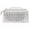 83 Keys Gaming Keyboards Retro Typewriter Keyboard Wireless  Keyboard USB Mechanical Punk Keycaps for PC, B 1